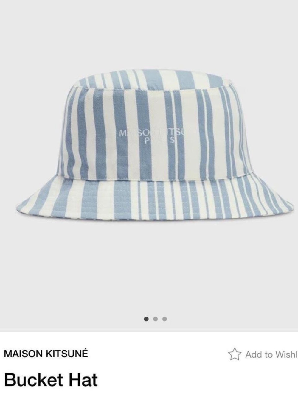 Maison Kitsuné Bucket Hat